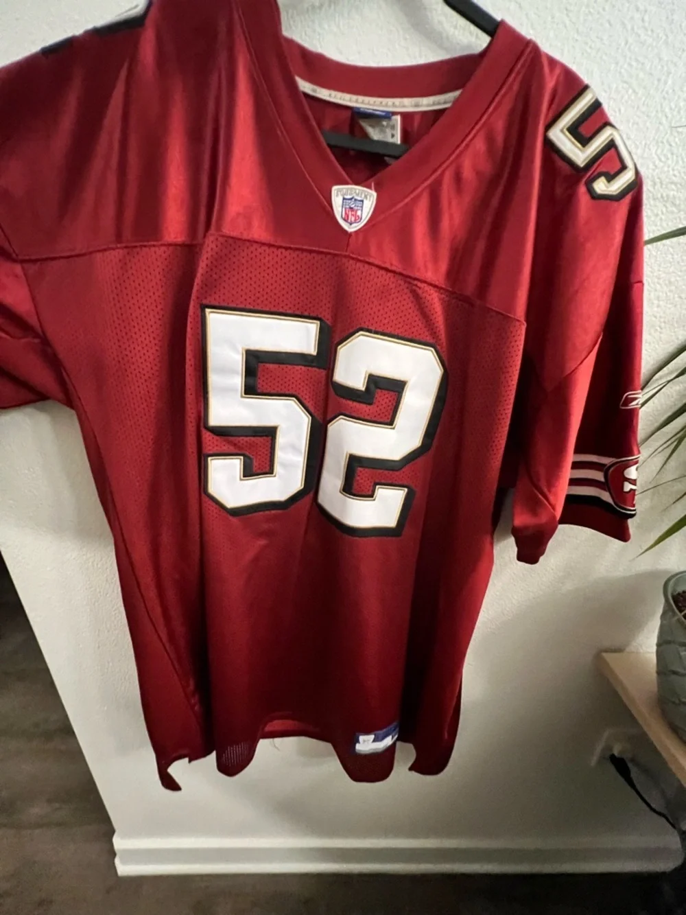 Patrick Willis #52 San Francisco 49ers Authentic NFL Reebok Jersey